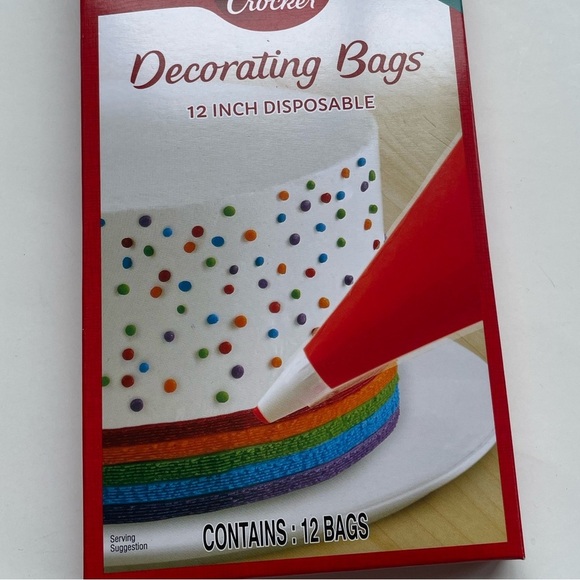 Disposable Decorating Bags by Betty Crocker 12”- 2 Boxes 24 Bags Total - Picture 3 of 4